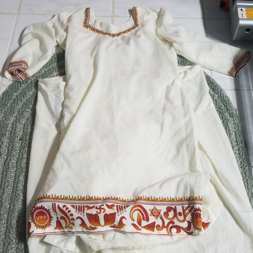White salwar suit